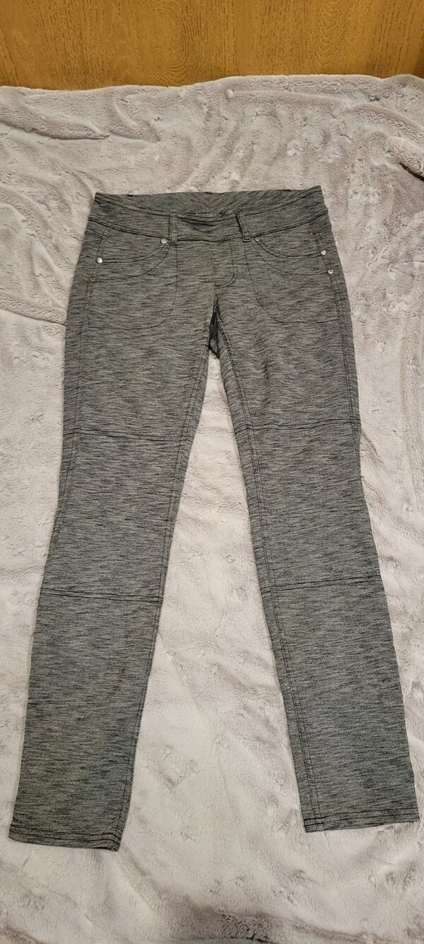 Athleta Pants Petite Womens XSP Gray Straight Leg Performance Pants Athletic